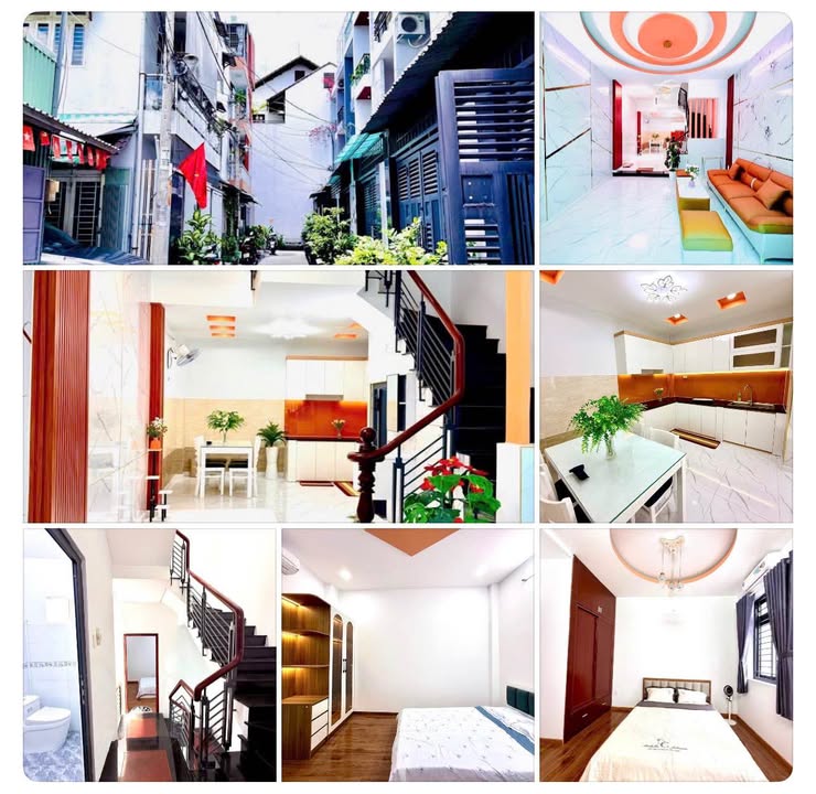 Nhà 4 Tầng Hẻm Ô Tô Gò Vấp - 52m² Giá 6.6 Tỷ, Gần Chợ Thạch Đà