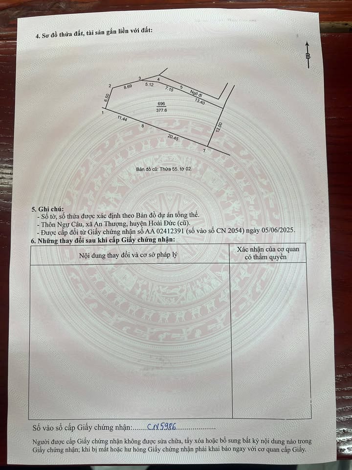 Đất nền An Khánh, Hoài Đức 377.6m² - Sổ đỏ chính chủ, sang tên ngay!