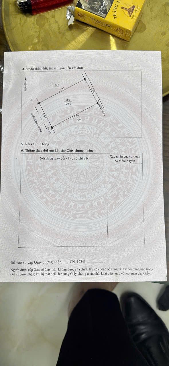 Bán Đất 120m² Trầm Lình, Việt Trì - Sổ Đỏ Full Thổ Cư, Giá Tốt