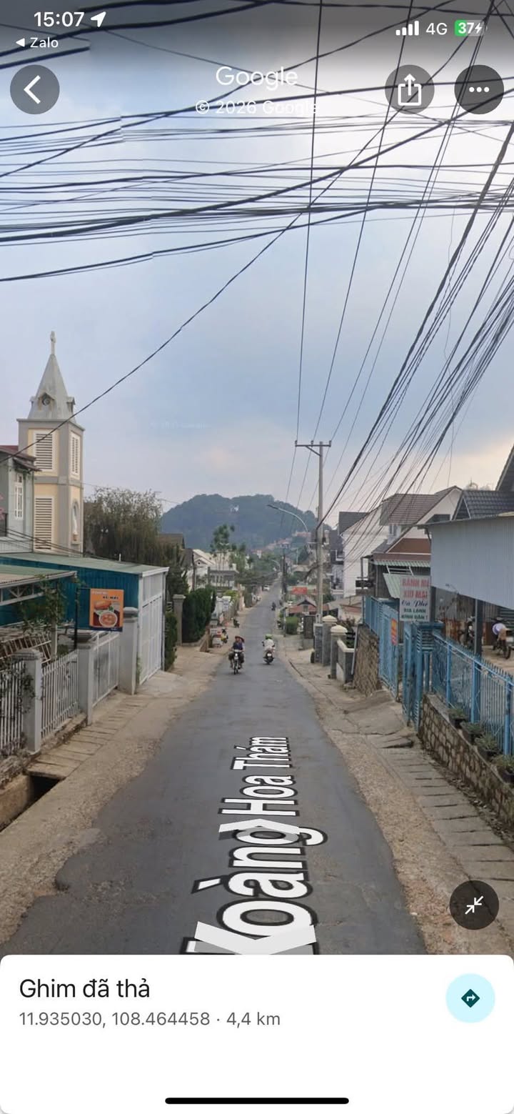 Đất nền Hoàng Hoa Thám Đà Lạt 865m² - Sổ hồng chính chủ, view đồi săn mây!