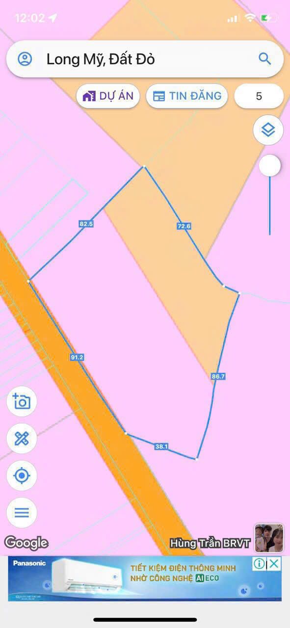 Đất nền Long Mỹ, Đất Đỏ 8621m² - Sổ đỏ, Tiềm năng tăng giá