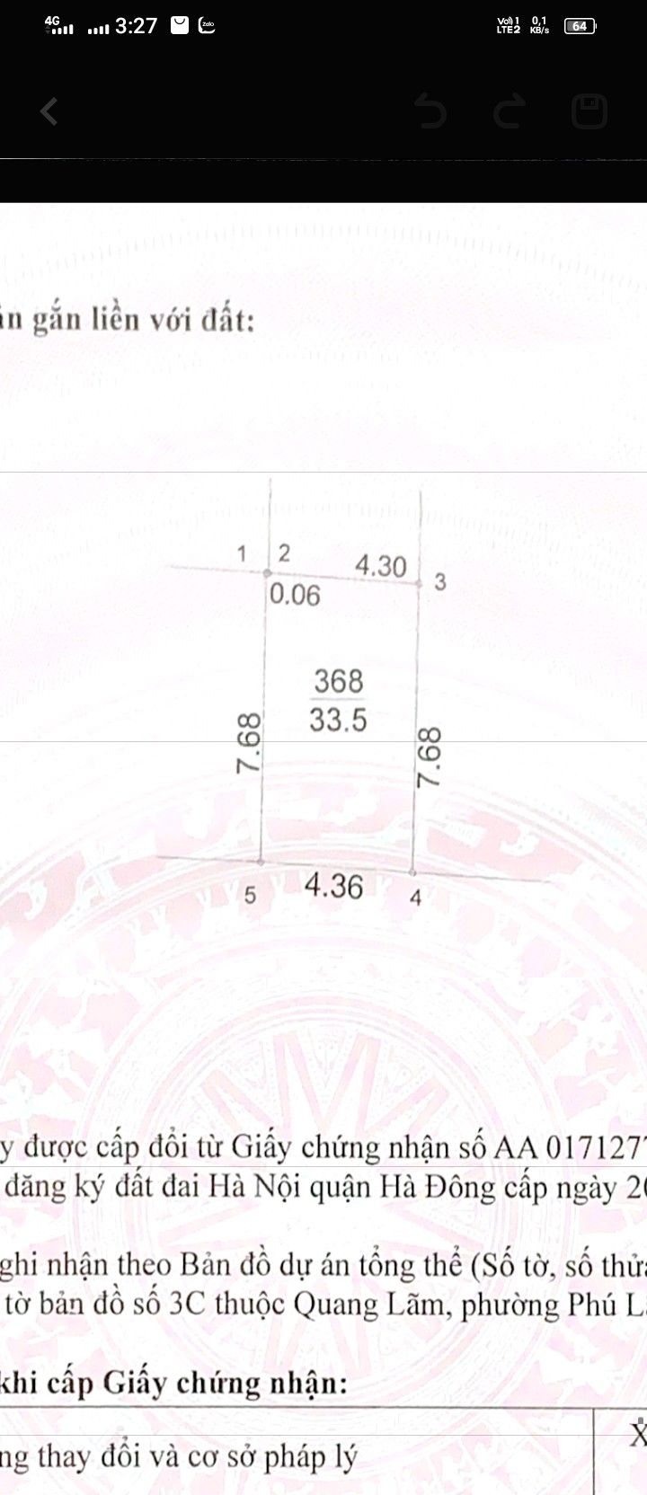 Đất Phú Lương Hà Đông 33.5m² - Ngõ Thông Ô Tô, Sổ Đỏ Sẵn Sàng