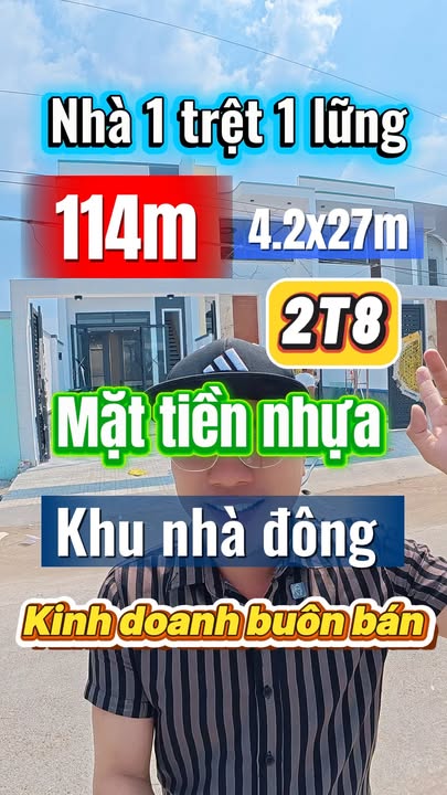 Nhà Mặt Tiền 114m² Cần Giuộc, Sổ Riêng, Giá 2.8 Tỷ - Sẵn Sàng Đón Chủ Mới