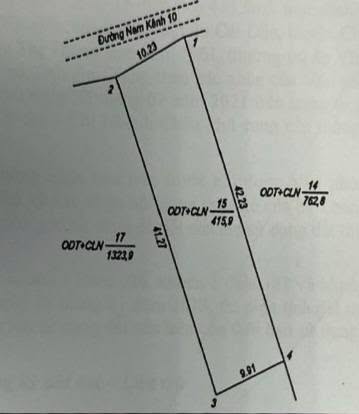 Đất nền 415m² Cái Dầu, Châu Phú - Tiềm năng tăng giá vượt trội!