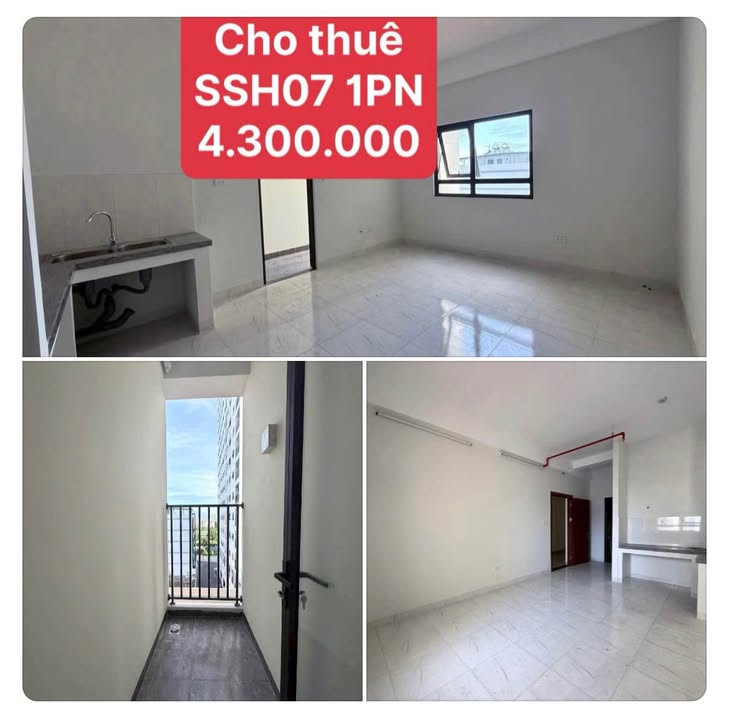 Cho thuê căn hộ 39m² KĐT Hà Quang 1, Nha Trang - Giá 4.3 triệu/tháng