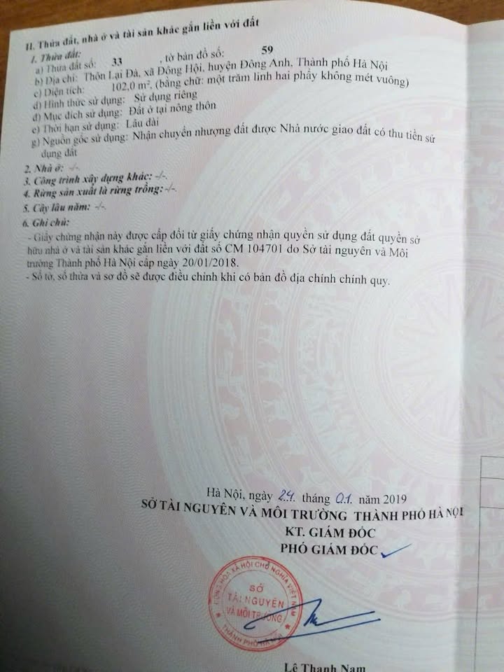 Đất nền Đông Hội Đông Anh 102m² - Tiềm năng tăng giá vượt trội!