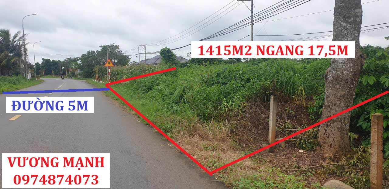 Bán Đất Vàng Châu Đức 1415m² - Sổ Đỏ Thổ Cư, Đường Bình Giã