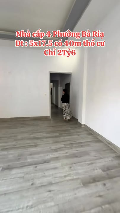 Nhà Mặt Tiền Phạm Văn Bạc, Bà Rịa - 88m² Sổ Hồng Riêng, Giá 2.6 Tỷ