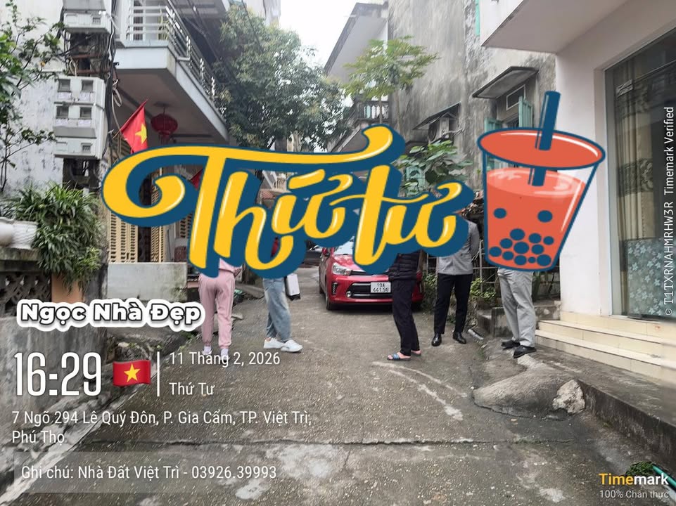 Bán Nhà Trung Tâm TP Việt Trì 67m² - Sổ Đỏ Full Thổ Cư, Sẵn Sàng Đón Tết