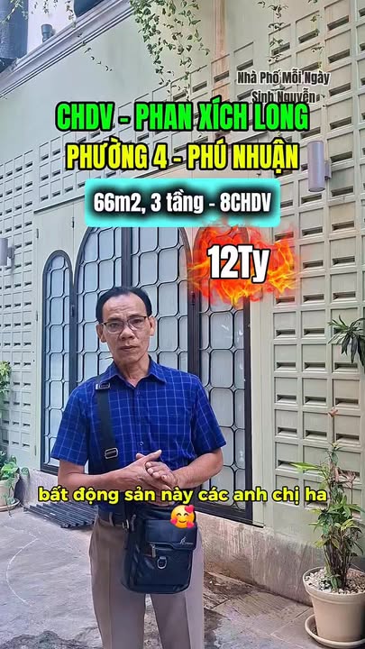 Tòa CHDV 4 Tầng Phan Xích Long, Phú Nhuận - 66m² - 12 Tỷ