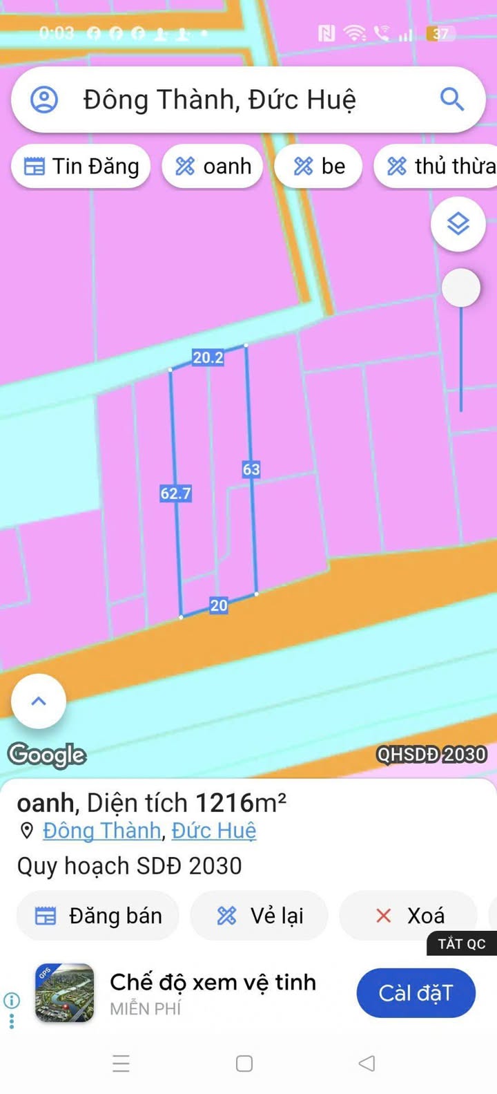 Đất Vườn Đức Huệ Long An 1260m² - Sổ Đỏ Rõ Ràng, Giá Đầu Tư 2.2 Tỷ