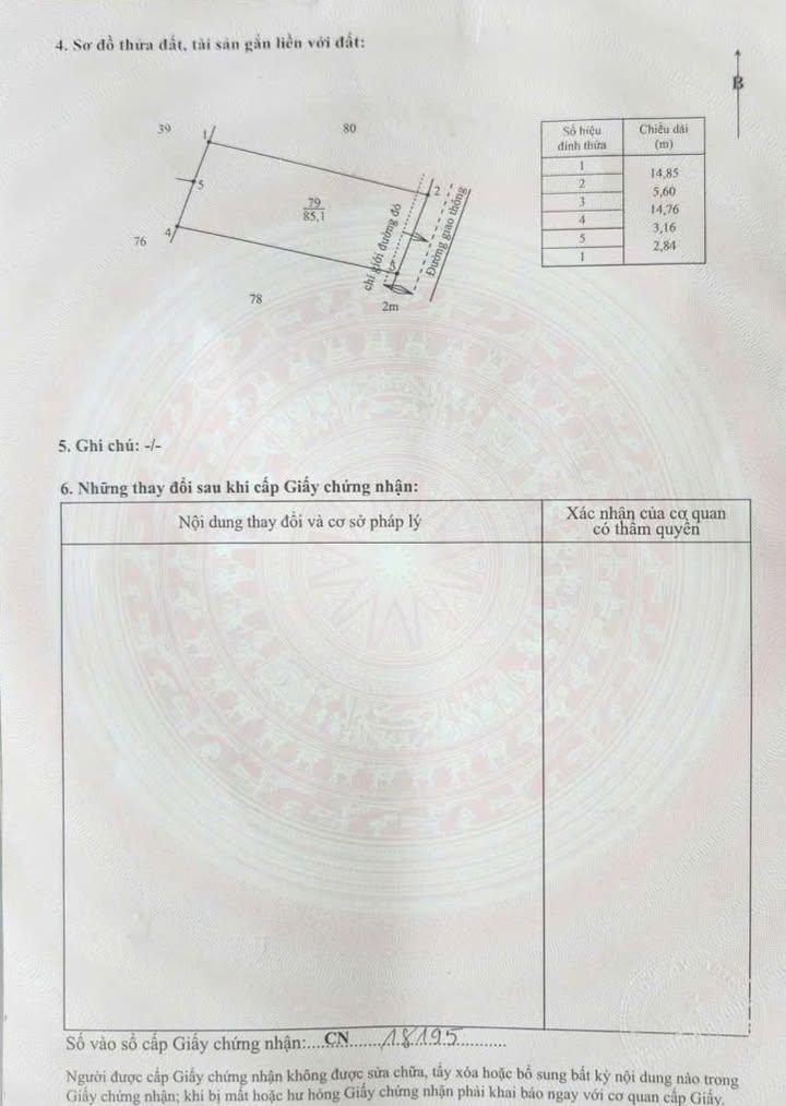 Đất Nền Cần Giuộc 85m² Full Thổ Cư - SHR - Giá 650 Triệu