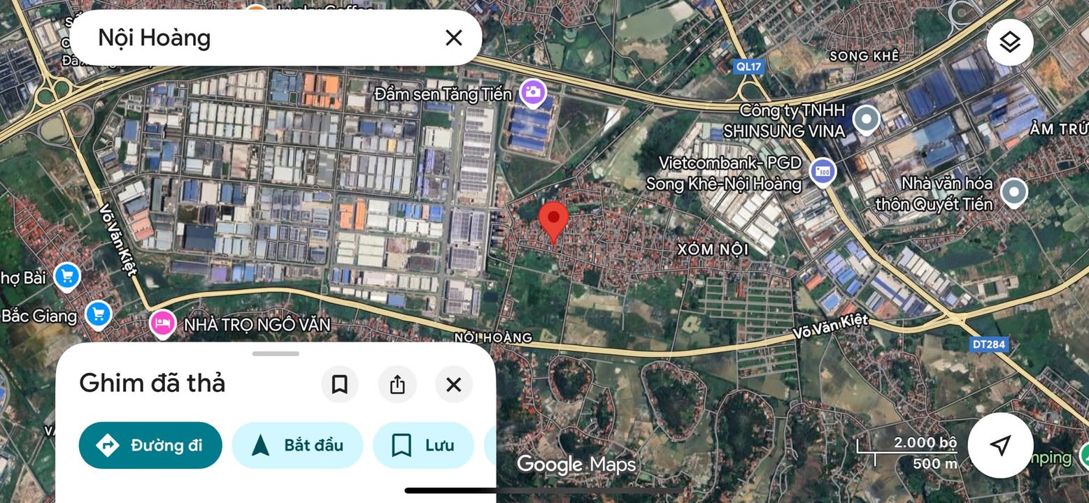 Đất nền 700m² Nội Hoàng, Bắc Giang - Sổ đỏ chính chủ, đầu tư sinh lời!