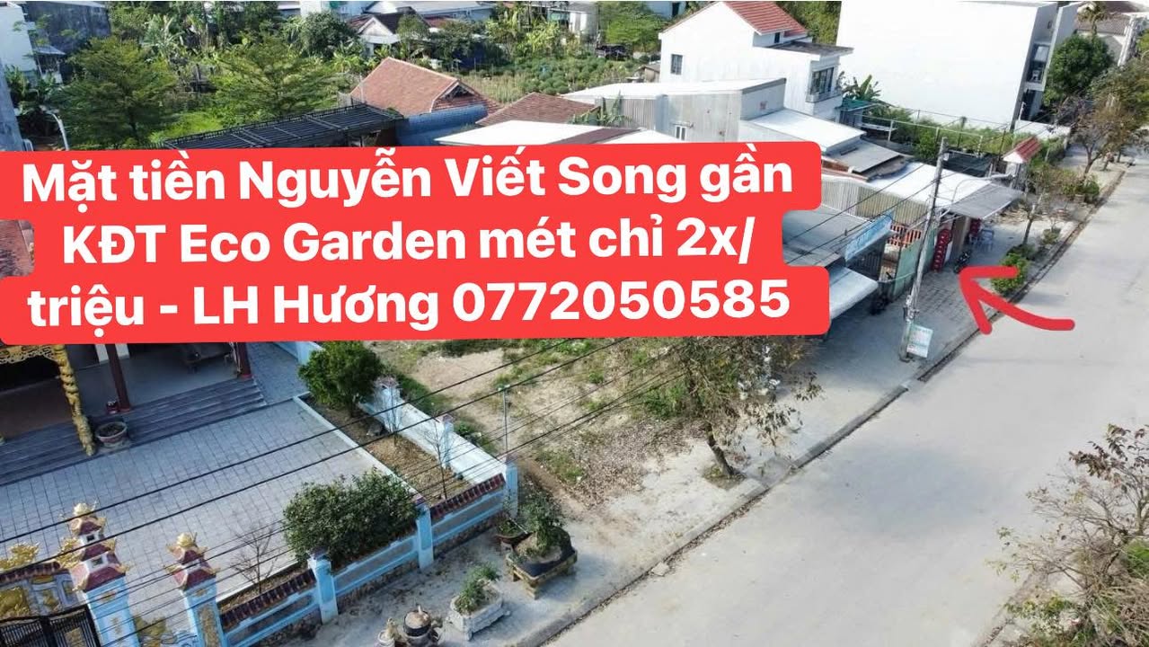 Đất nền Nguyễn Viết Song, Huế 110m² 2.2 tỷ - Pháp lý rõ ràng!