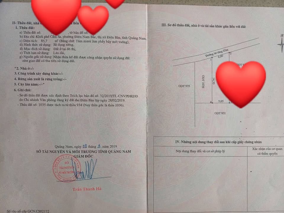 Đất ở Điện Bàn 85.7m² - Sổ đỏ chính chủ, ô tô tận nơi