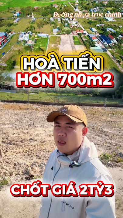 Đất nền Hòa Tiến Đà Nẵng 700m² - Tiềm năng tăng giá vượt trội!