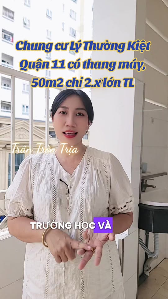 Chung cư 50m² sổ riêng Quận 11 - Giá 2.x tỷ, sẵn sàng 2PN