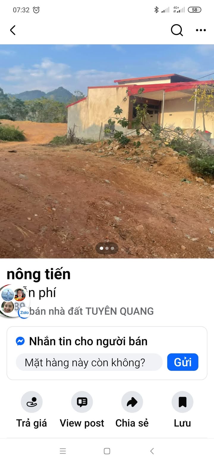 Đất Nền Tuyên Quang 78m² Sổ Đỏ Chính Chủ - Gần Chợ, Trường Học