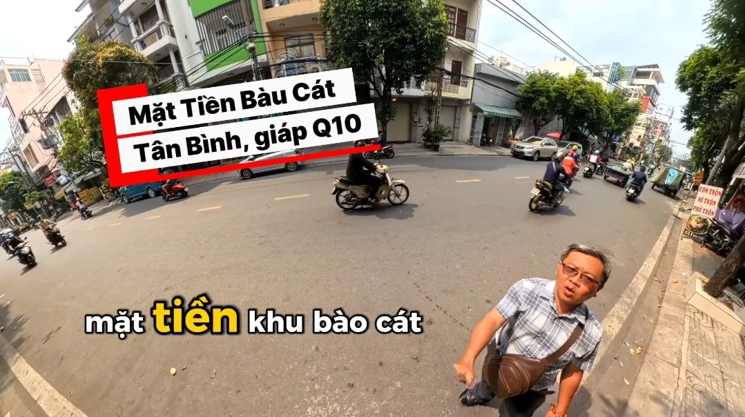 Nhà Phố Mặt Tiền Bàu Cát, Tân Bình 119m² - Mặt tiền kinh doanh đắc địa!