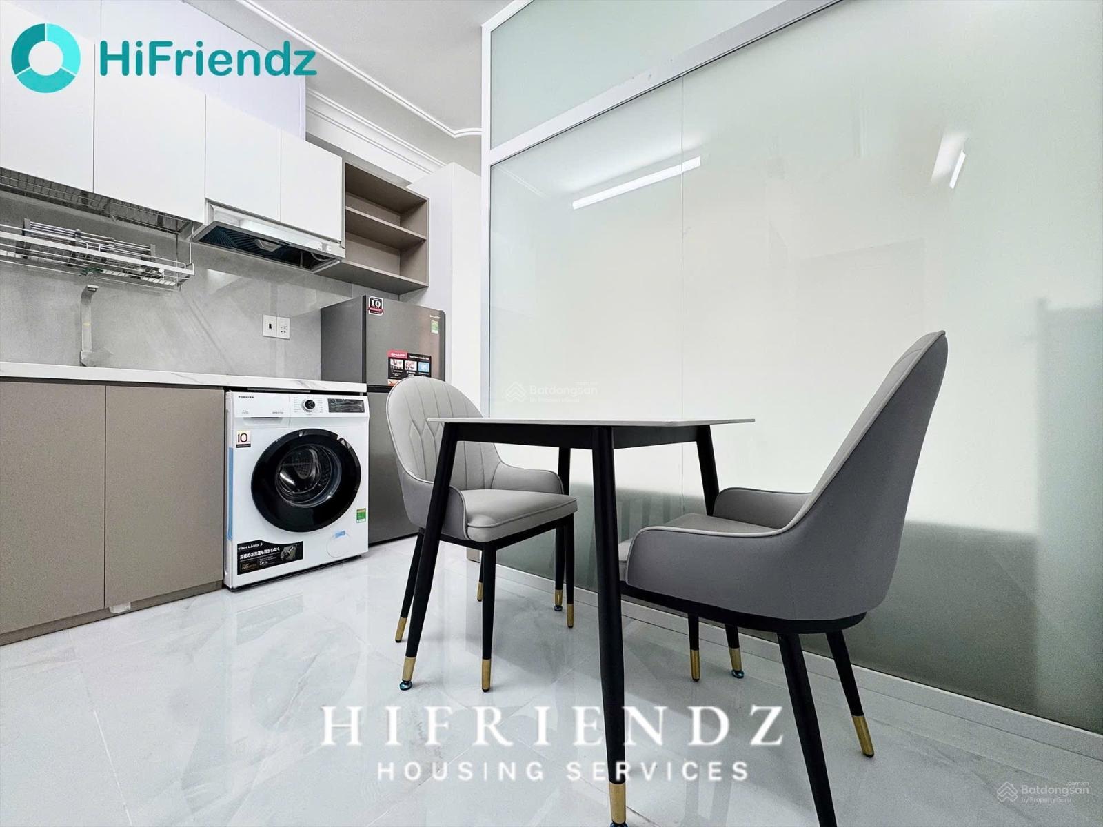 Căn hộ dịch vụ mini 38m² Q10 - Tone trắng kem, full nội thất, giá 8.9 triệu