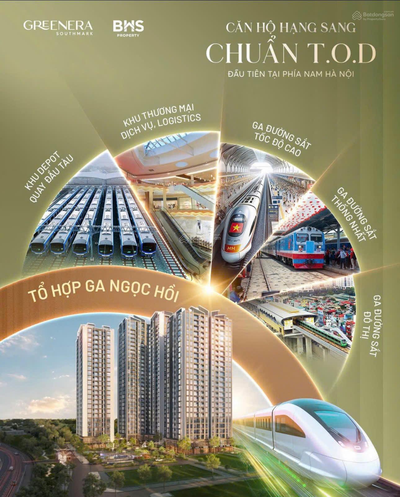 Căn hộ Greenera Southmark Thanh Trì 78m² 7.02 tỷ - View đẹp hiếm có!