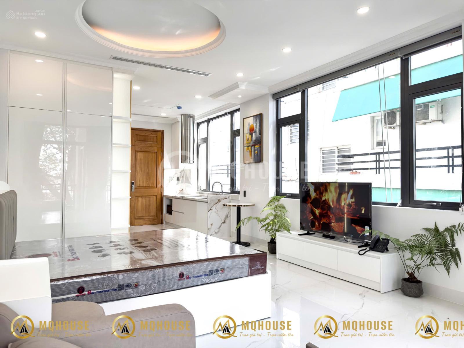 Cho thuê căn hộ 50m² Trần Hưng Đạo, Q1 - Đầy đủ nội thất, tiện nghi