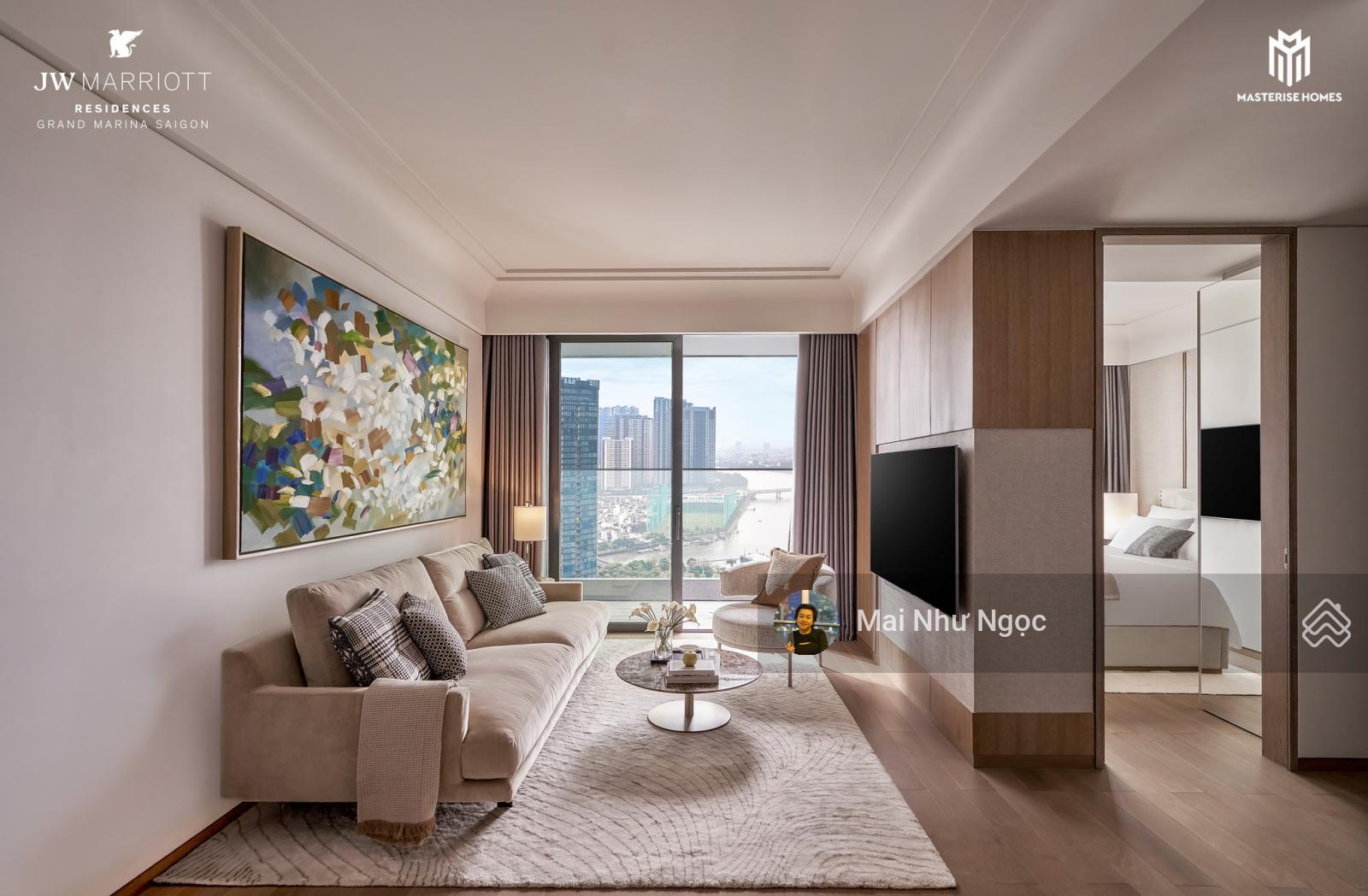 Căn hộ Grand Marina Saigon Q.1 52m² từ 18.2 tỷ - View đẹp ven sông!