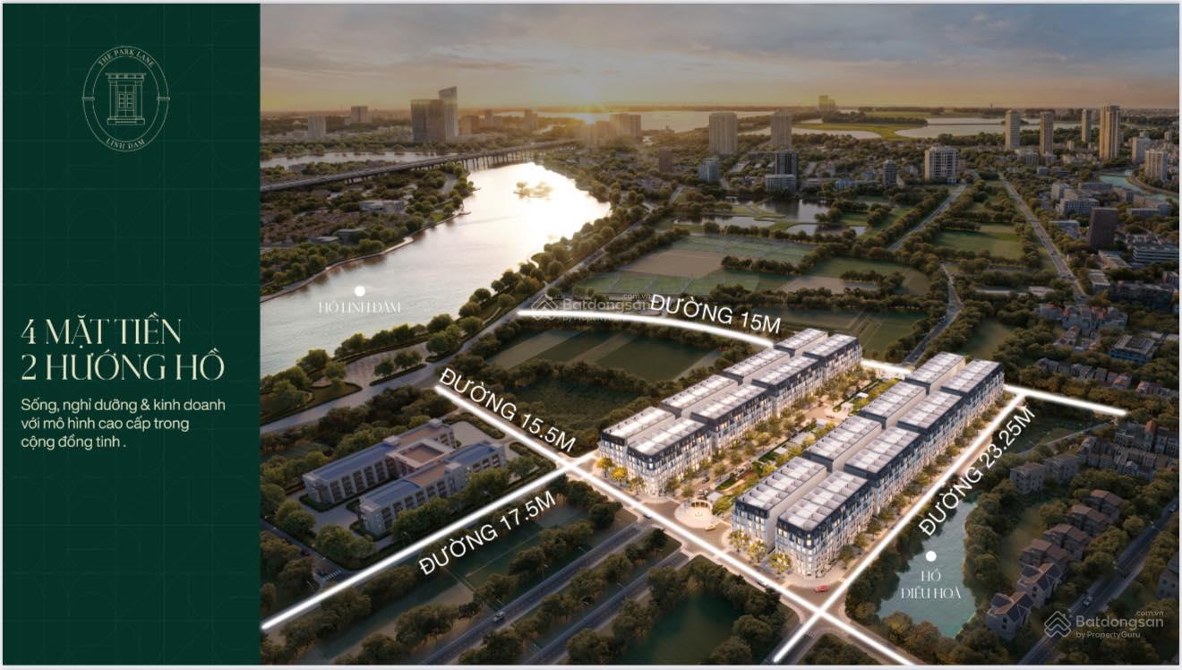 Liền kề The Park Lane Linh Đàm 150m² - Sổ đỏ trao tay, giá tốt