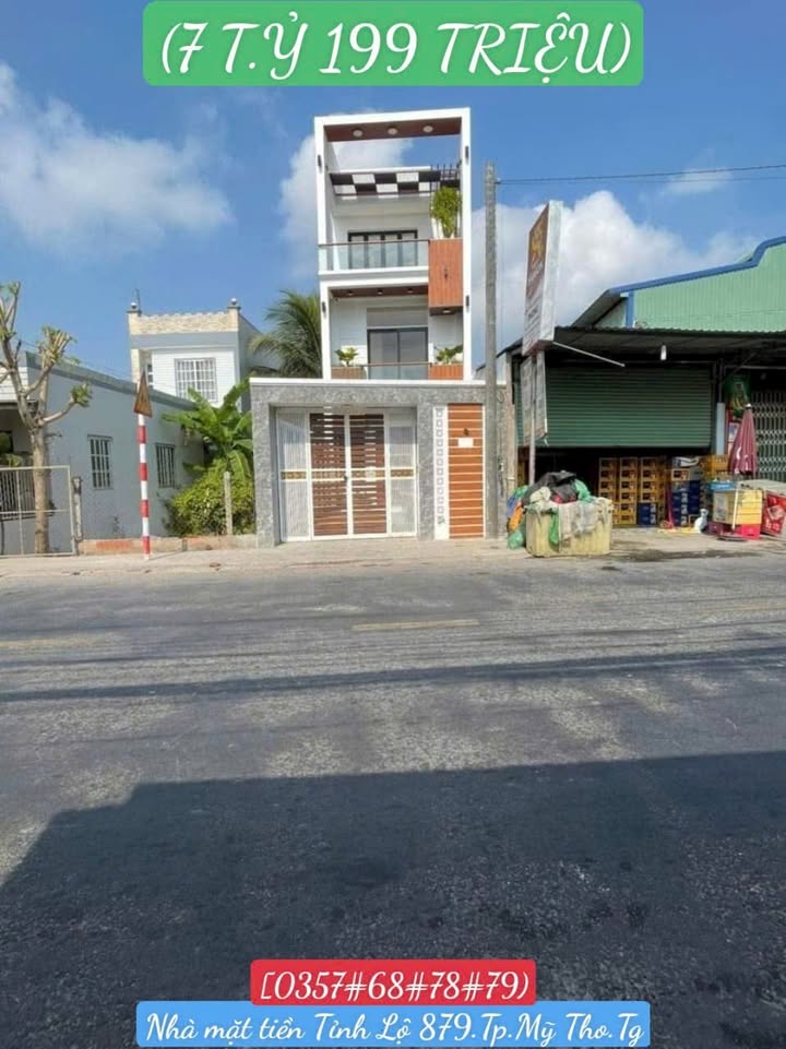 Nhà Mặt Tiền Tỉnh Lộ 879 Mỹ Tho - 170m² Kinh Doanh Đắc Địa