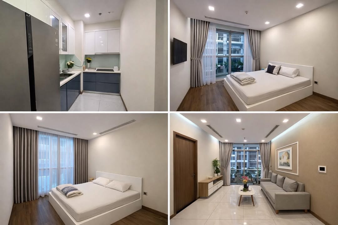 Cho thuê căn hộ 2PN Vinhomes Central Park, 80m² full nội thất