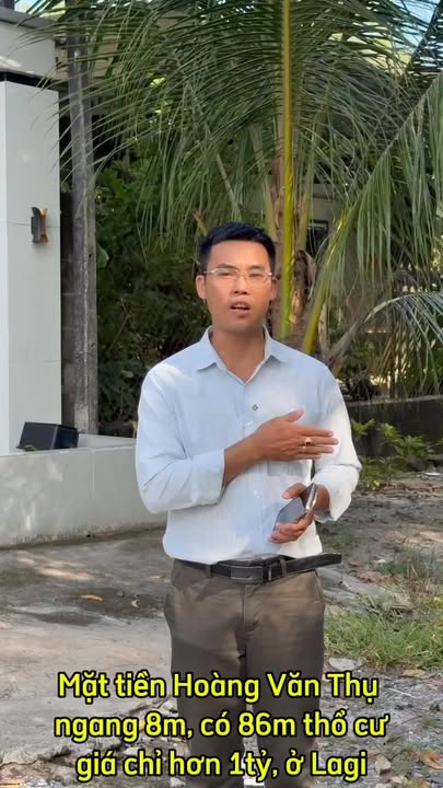 Đất nền mặt tiền Hoàng Văn Thụ Lagi 124m² giá 1 tỷ - Sổ đỏ sẵn!