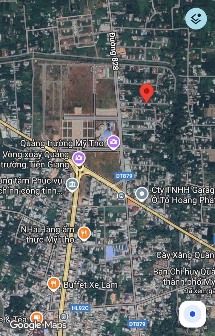 Bán đất nền Mỹ Tho 100m² đối diện Quảng trường tỉnh - Sổ hồng sẵn!