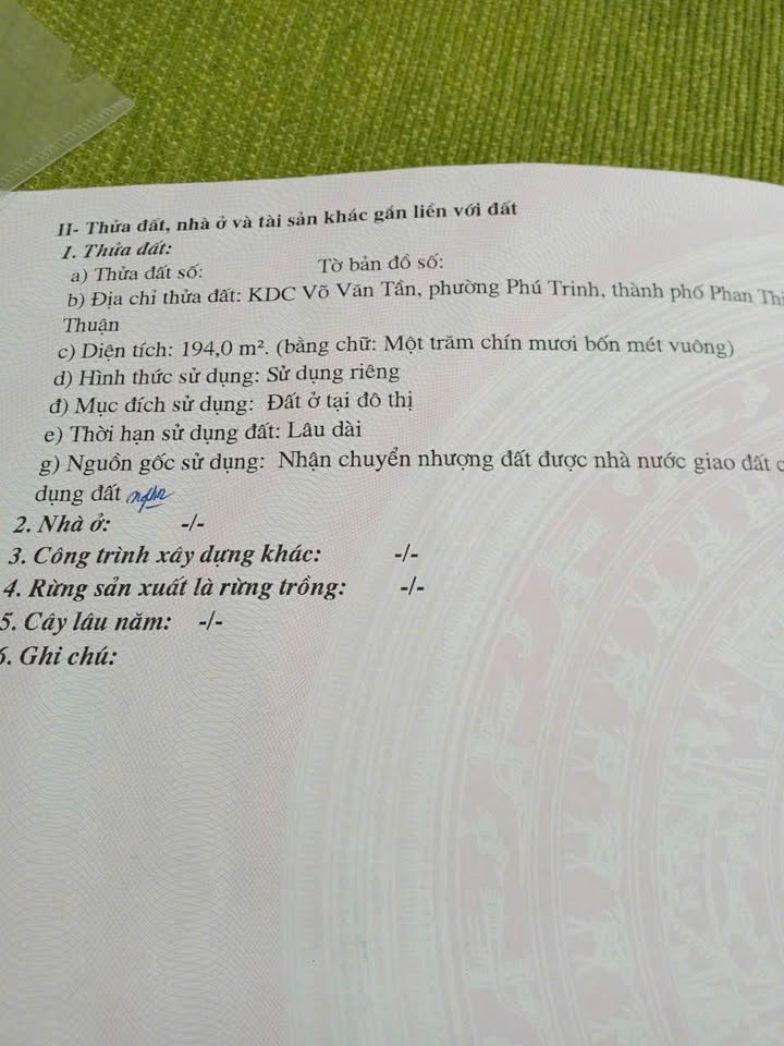 Bán nhà KDC Võ Văn Tần Phan Thiết 194m² 4 tỷ - Dòng tiền ổn định!