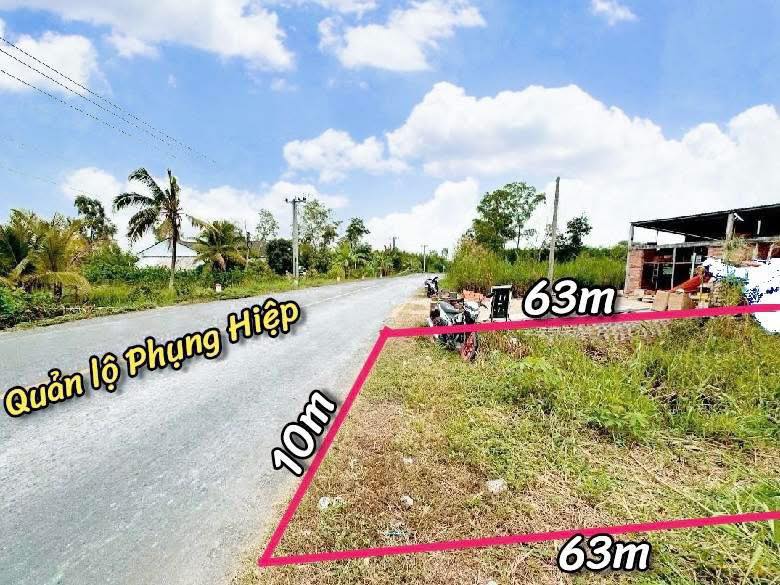 Đất Nền 630m² Mặt Tiền QL. Phụng Hiệp, Cà Mau - Sổ Đỏ Rõ Ràng