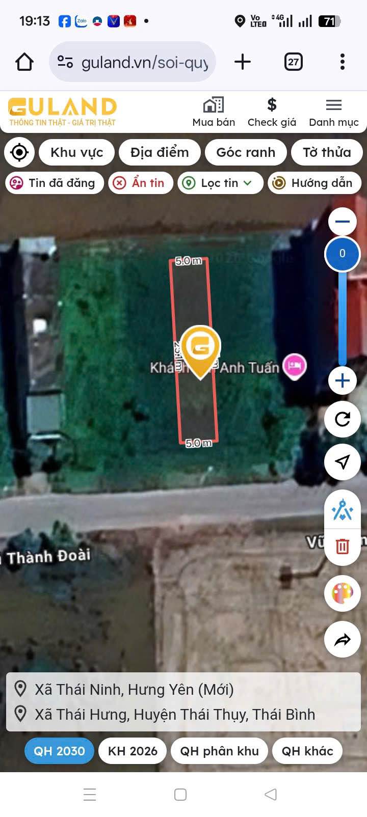 Đất nền Thái Hưng, Thái Thụy 125m² - Đường to ô tô, sổ đỏ chính chủ!