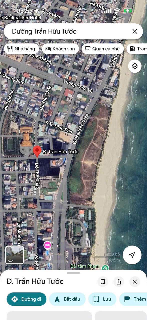 Đất Mặt Tiền Trần Hữu Tước, Sơn Trà - 90m² - Sát Biển Mỹ Khê