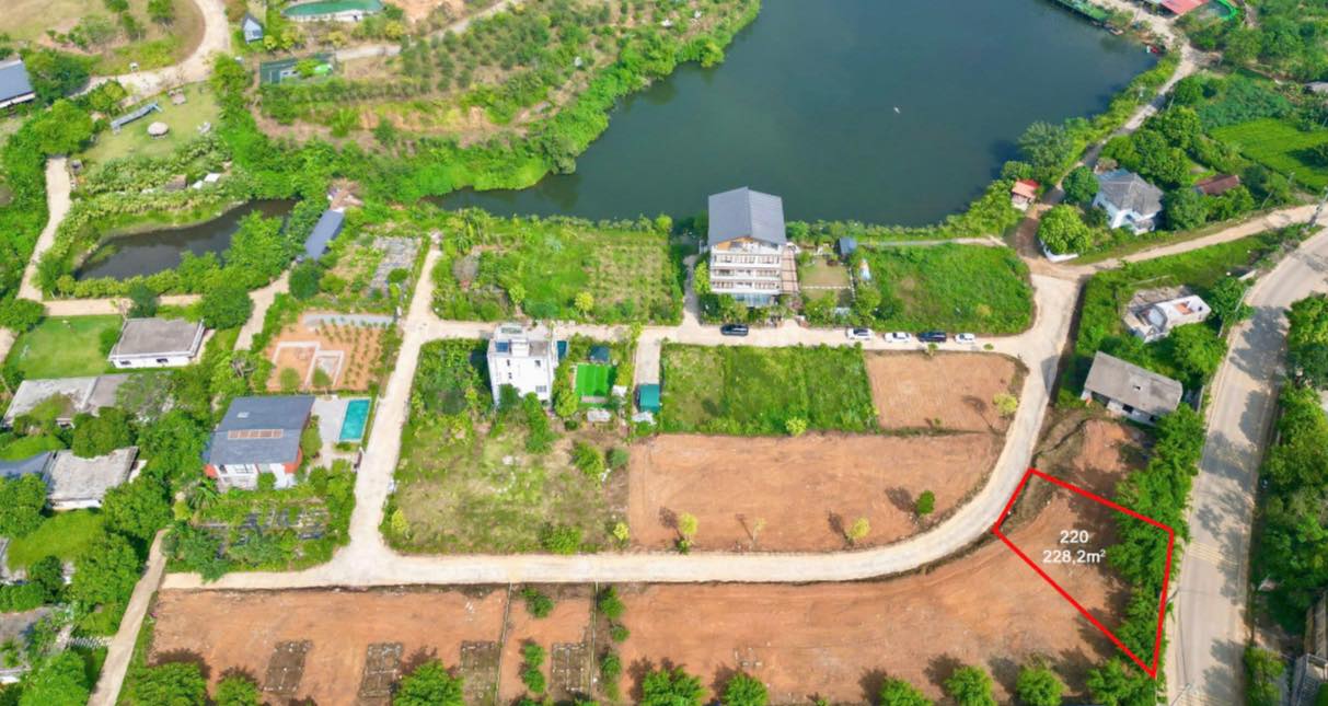 Đất nền Yên Bài Ba Vì 228m² - Nghỉ dưỡng lý tưởng ven hồ!
