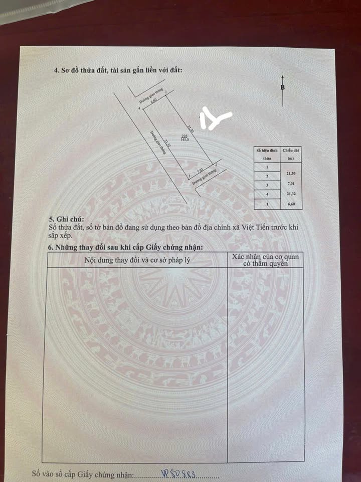 Lô đất Thôn Việt Yên Thạch Hà 147m² - 3 mặt tiền, tiềm năng sinh lời!