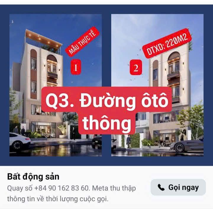 Nhà 67m² mặt tiền đường ô tô Phường Xuân Hòa, Quận 3 - Giá 10.5 tỷ