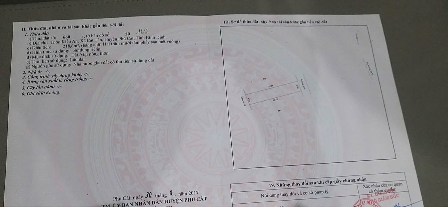 Đất nền Quốc lộ 1A Phù Cát 218m² - Tiềm năng tăng giá vượt trội!