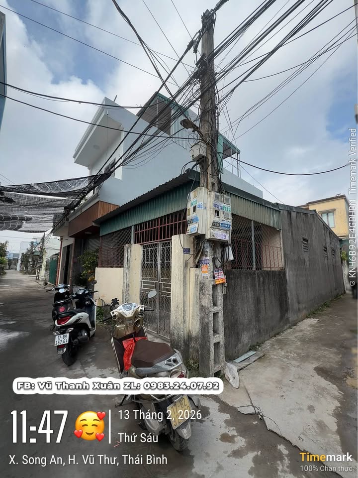 Bán Đất Lô Góc Vũ Phúc, Thái Bình 63.6m² - Tặng Nhà Sẵn Ở, Giá Hiếm 1.5 Tỷ