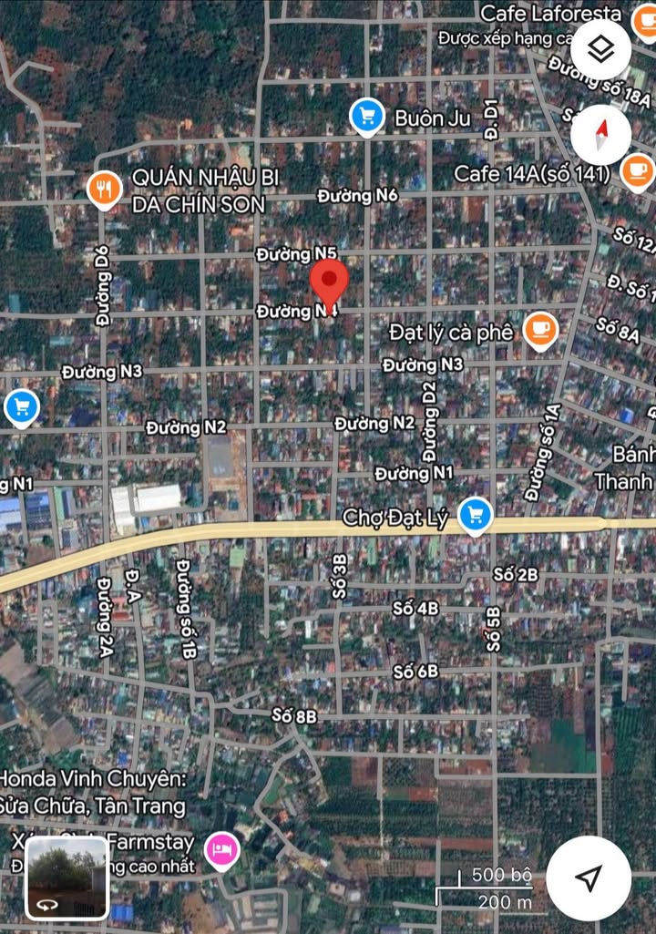 Đất mặt tiền đường N4 Tân An 180m² giá 1.9 tỷ - Vị trí kinh doanh đắc địa