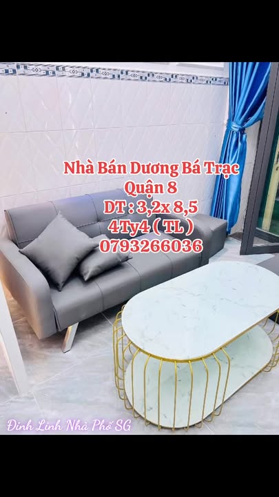 Nhà Góc Hẻm Thông Dương Bá Trạc, Quận 8 - 27m² Giá 4.4 Tỷ