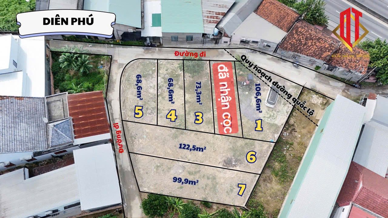 Bán 7 Lô Đất Diên Điền - Khánh Hoà, Giá Từ 930 Triệu - Sổ Đỏ Sẵn