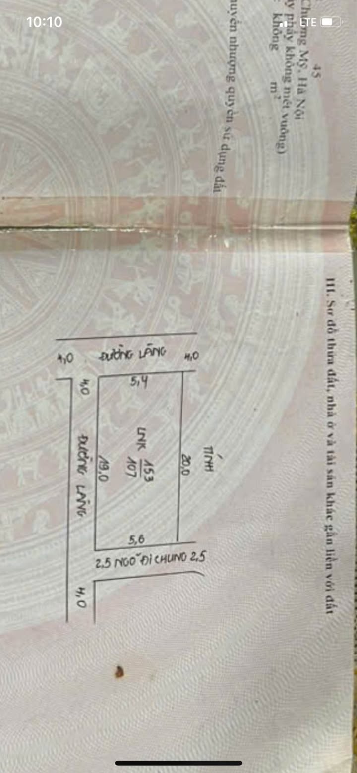 Bán Đất 107m² Đông Sơn, Chương Mỹ, Hà Nội - Sổ Đỏ, 3 Mặt Đường, Gần Tiện Ích