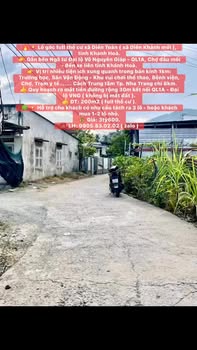 Đất nền Diên Toàn, Diên Khánh 200m² giá 3.6 tỷ - Tiềm năng tăng giá!