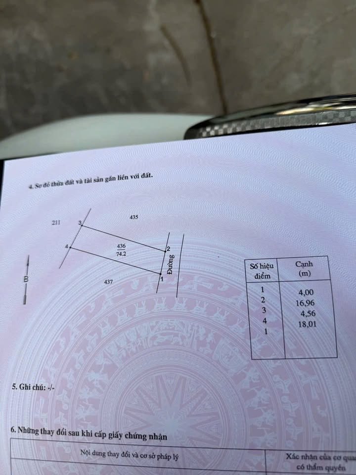 Đất thổ cư Phùng Hưng, Khoái Châu 74m² - Ô tô vào tận nơi, giá nhỉnh 1 tỷ