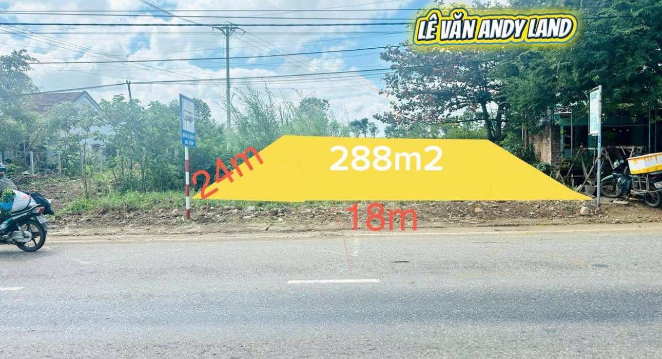 Đất Nền Mặt Tiền QL25 Sơn Hòa 288m² - Kinh Doanh Sầm Uất