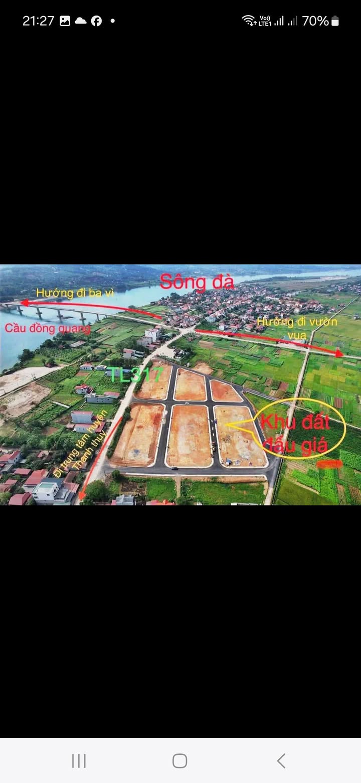 Đất nền Xã Đồng Trung, Thanh Thuỷ, Phú Thọ - 120m² - Sổ đỏ sẵn sàng