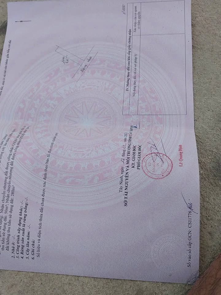 Đất Nền Tân Biên Tây Ninh 329m² Đường Nhựa - Tiềm Năng Tăng Giá!